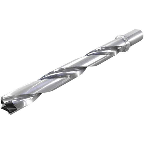 Iscar - 1.457 to 1.492" Diam, 1.5xD, 2.18" Max Drill Depth, 1-1/4" Shank Diam, 6.22" OAL, Replaceable Tip Drill - HFP-IQ Insert, 37 Seat Size, DFN Toolholder, Series ChamIOdrill - USA Tool & Supply