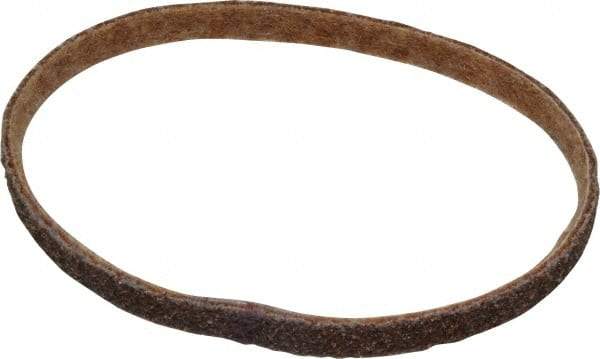 Brite Star - 1/2" Wide x 18" OAL, Aluminum Oxide Abrasive Belt - Aluminum Oxide, Coarse, Nonwoven, Series SC-BS - USA Tool & Supply