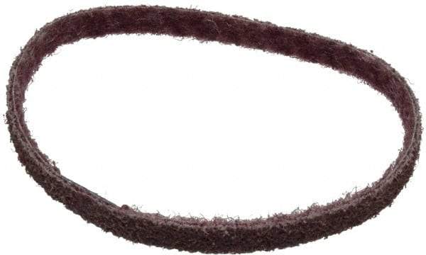 Brite Star - 1/2" Wide x 18" OAL, Aluminum Oxide Abrasive Belt - Aluminum Oxide, Medium, Nonwoven, Series SC-BS - USA Tool & Supply