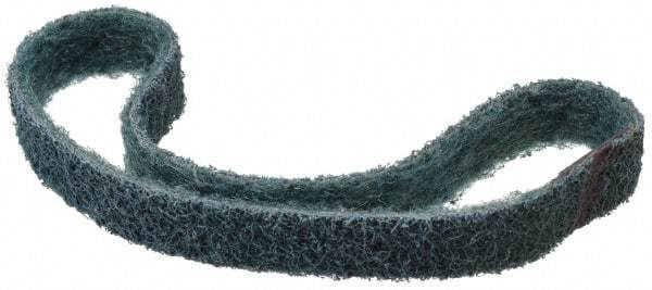Brite Star - 3/4" Wide x 18" OAL, Aluminum Oxide Abrasive Belt - Aluminum Oxide, Very Fine, Nonwoven, Series SC-BS - USA Tool & Supply