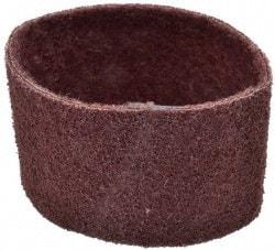 Brite Star - 3-1/2" Wide x 15-1/2" OAL, Aluminum Oxide Abrasive Belt - Aluminum Oxide, Medium, Nonwoven, Series SC-BS - USA Tool & Supply