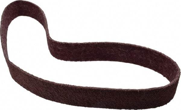 Brite Star - 2" Wide x 48" OAL, Aluminum Oxide Abrasive Belt - Aluminum Oxide, Medium, Nonwoven, Series SC-BS - USA Tool & Supply