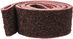 Brite Star - 2" Wide x 72" OAL, Aluminum Oxide Abrasive Belt - Aluminum Oxide, Medium, Nonwoven, Series SC-LS - USA Tool & Supply