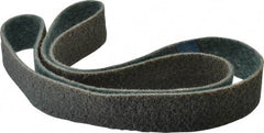 Brite Star - 2" Wide x 72" OAL, Aluminum Oxide Abrasive Belt - Aluminum Oxide, Very Fine, Nonwoven, Series SC-BS - USA Tool & Supply