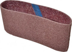 Brite Star - 4" Wide x 24" OAL, Aluminum Oxide Abrasive Belt - Aluminum Oxide, Medium, Nonwoven, Series SC-BS - USA Tool & Supply