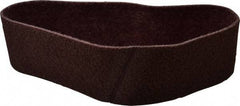 Brite Star - 4" Wide x 36" OAL, Aluminum Oxide Abrasive Belt - Aluminum Oxide, Medium, Nonwoven, Series SC-BS - USA Tool & Supply