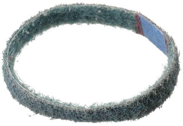 Brite Star - 1/2" Wide x 12" OAL, Aluminum Oxide Abrasive Belt - Aluminum Oxide, Very Fine, Nonwoven, Series SC-BS - USA Tool & Supply