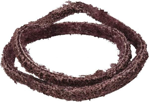 Brite Star - 1/4" Wide x 18" OAL, Aluminum Oxide Abrasive Belt - Aluminum Oxide, Medium, Nonwoven, Series SC-BS - USA Tool & Supply