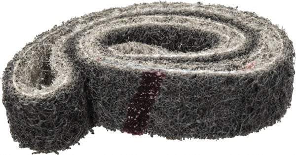Brite Star - 1/2" Wide x 18" OAL, Silicon Carbide Abrasive Belt - Silicon Carbide, Super Fine, Nonwoven, Series SC-BS - USA Tool & Supply