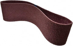 Brite Star - 6" Wide x 48" OAL, Aluminum Oxide Abrasive Belt - Aluminum Oxide, Medium, Nonwoven, Series SC-BS - USA Tool & Supply