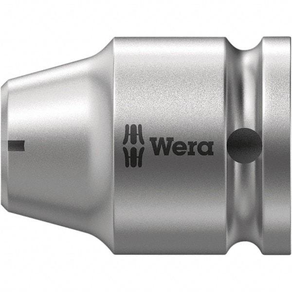 Wera - Socket Adapters & Universal Joints Type: Square-Drive to Hex Bit Adapter Female Size: 1/2 Socket Drive to 5/16 Hex - USA Tool & Supply
