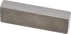 Mitutoyo - 0.2" Rectangular Steel Gage Block - Accuracy Grade AS-1, Includes Certificate of Inspection - USA Tool & Supply