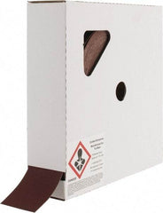 Tru-Maxx - 2" x 50 Yd 220 Grit Aluminum Oxide Cloth Roll - Very Fine Grade, J Weighted Backing - USA Tool & Supply