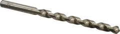 Interstate - Letter G 140° High Speed Steel Jobber Drill - Bright Finish, Right Hand Cut, Spiral Flute, Straight Shank, 4-1/8" OAL, Standard Point - USA Tool & Supply