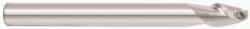 Accupro - 5/8" Diam, 3/4" LOC, 2 Flute Solid Carbide Ball End Mill - Uncoated, Single End, 3-1/2" OAL, 5/8" Shank Diam, Spiral Flute - USA Tool & Supply