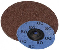 Superior Abrasives - 3" Disc Diam, 180 Grit, Aluminum Oxide Quick Change Disc - Type S Attaching System, Coated, Very Fine Grade - USA Tool & Supply