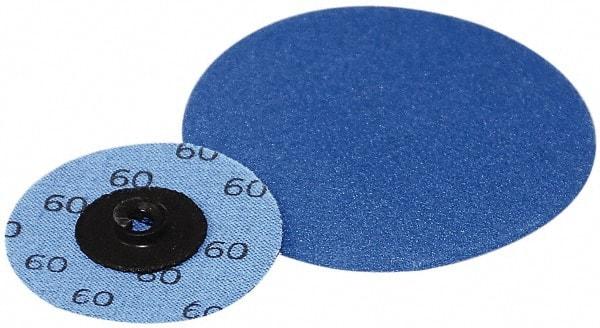 Superior Abrasives - 3" Disc Diam, 120 Grit, Zirconia Alumina Quick Change Disc - Type S Attaching System, Coated, Fine Grade - USA Tool & Supply