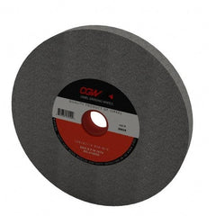 Camel Grinding Wheels - 46 Grit Aluminum Oxide Bench & Pedestal Grinding Wheel - 10" Diam x 1-1/4" Hole x 1" Thick, 2483 Max RPM, M Hardness, Coarse Grade , Vitrified Bond - USA Tool & Supply