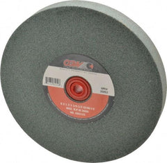 Camel Grinding Wheels - 80 Grit Silicon Carbide Bench & Pedestal Grinding Wheel - 8" Diam x 1" Hole x 1" Thick, 3600 Max RPM, I Hardness, Medium Grade , Vitrified Bond - USA Tool & Supply