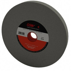 Camel Grinding Wheels - 60 Grit Silicon Carbide Bench & Pedestal Grinding Wheel - 10" Diam x 1-1/4" Hole x 1" Thick, 2483 Max RPM, I Hardness, Medium Grade , Vitrified Bond - USA Tool & Supply