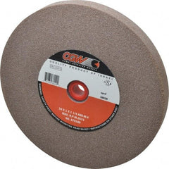 Camel Grinding Wheels - 60 Grit Aluminum Oxide Bench & Pedestal Grinding Wheel - 10" Diam x 1-1/4" Hole x 1" Thick, 2483 Max RPM, M Hardness, Medium Grade , Vitrified Bond - USA Tool & Supply