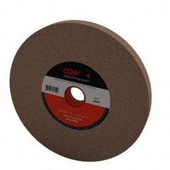 Camel Grinding Wheels - 60 Grit Aluminum Oxide Bench & Pedestal Grinding Wheel - 12" Diam x 1-1/2" Hole x 2" Thick, 2220 Max RPM, M Hardness, Medium Grade , Vitrified Bond - USA Tool & Supply