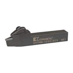 Kennametal - DVVN, Neutral Cut, 0° Lead Angle, 3/4" Shank Height x 3/4" Shank Width, Negative Rake Indexable Turning Toolholder - 5" OAL, VN..33. Insert Compatibility, Series Kenclamp - USA Tool & Supply