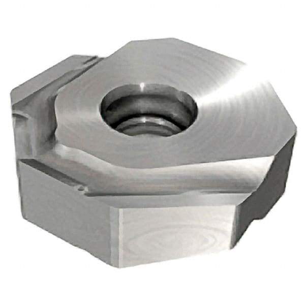 Iscar - ONHU0806 Grade IC4100 Carbide Milling Insert - TiCN/Al2O3/TiN Finish, 0.2362" Thick, 0.7992" Inscribed Circle, 0.5mm Corner Radius - USA Tool & Supply