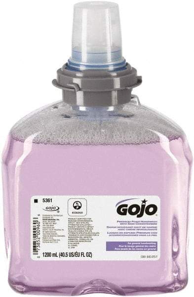 GOJO - 1,200 mL Dispenser Refill Foam Hand Cleaner - General Duty, Purple, Cranberry Scent - USA Tool & Supply