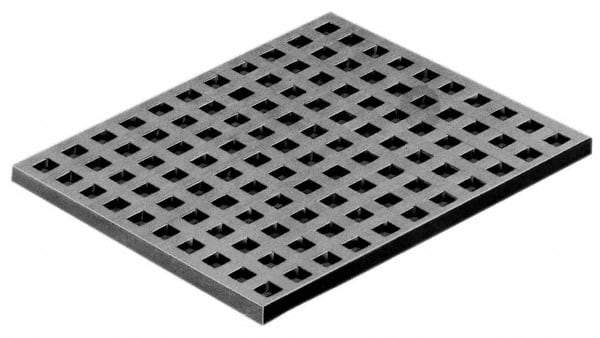 Mason Ind. - 18" Long x 18" Wide x 5/16" Thick, Neoprene, Machinery Leveling Pad & Mat - 19,440 Lb Max Load, Black - USA Tool & Supply
