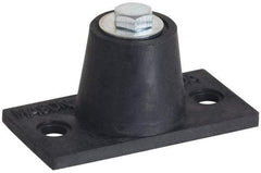 Mason Ind. - 1/2-13 Bolt Thread, 5-1/2" Long x 3-5/16" Wide x 2-3/4" High Stud Mount Leveling Pad & Mount - 550 Max Lb Capacity, 2-9/16" Base Diam - USA Tool & Supply