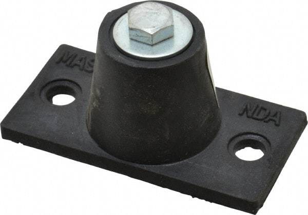 Mason Ind. - 5/16-18 Bolt Thread, 3-3/16" Long x 1-5/8" Wide x 1-1/2" High Stud Mount Leveling Pad & Mount - 45 Max Lb Capacity, 1-1/4" Base Diam - USA Tool & Supply