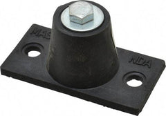Mason Ind. - 5/16-18 Bolt Thread, 3-3/16" Long x 1-5/8" Wide x 1-1/2" High Stud Mount Leveling Pad & Mount - 45 Max Lb Capacity, 1-1/4" Base Diam - USA Tool & Supply