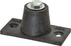 Mason Ind. - 5/16-18 Bolt Thread, 3-3/16" Long x 1-5/8" Wide x 1-1/2" High Stud Mount Leveling Pad & Mount - 75 Max Lb Capacity, 1-1/4" Base Diam - USA Tool & Supply