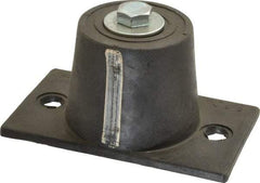 Mason Ind. - 1/2-13 Bolt Thread, 5-1/2" Long x 3-5/16" Wide x 2-3/4" High Stud Mount Leveling Pad & Mount - 750 Max Lb Capacity, 2-9/16" Base Diam - USA Tool & Supply