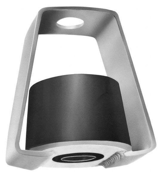 Mason Ind. - 2,100 to 4,200 Lb Capacity, 0.2 to 0.4" Deflection, HDDS, Vibration Control Hanger - 4" Long x 4-3/4" Wide x 6-1/4" High x 4" Deep, 7/8" Max Rod Diam, 3-1/4" Lower Rod Penetration, Blue - USA Tool & Supply