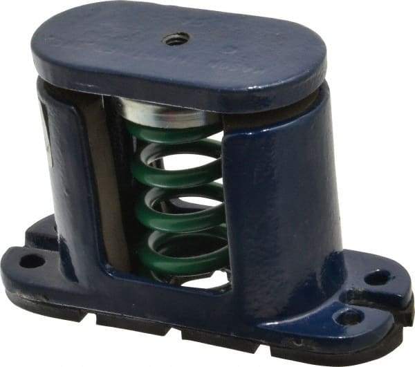 Mason Ind. - 3/8 x 4 Bolt Thread, 4" Long x 2-1/8" Wide x 4-1/2" High Stud Mount Leveling Pad & Mount - 400 Max Lb Capacity - USA Tool & Supply