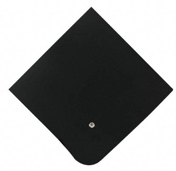 Wearwell - 75 Ft. Long x 3 Ft. Wide x 9/16 Inch Thick, Rubber Smooth Surface Pattern, Electrically Conductive Antistatic Matting - 1 x 104 Ohm Surface to Surface, 8 x 105 Ohm Surface to Ground Resistivity, Black - USA Tool & Supply