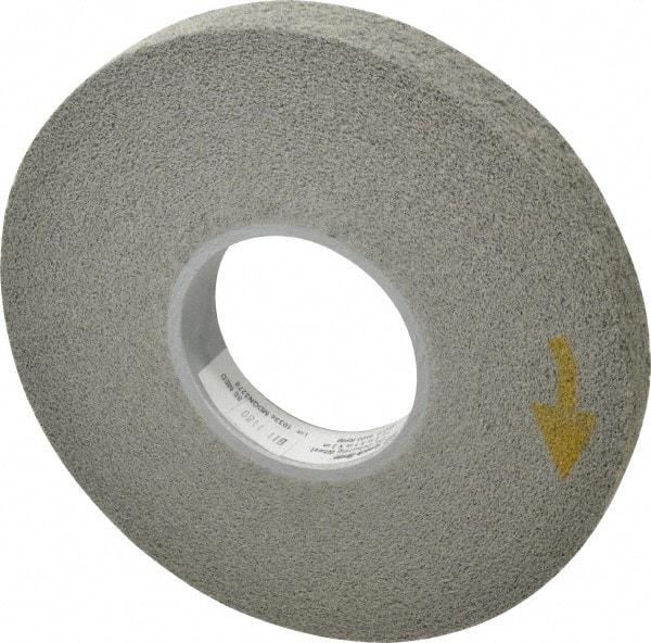3M - 8" Diam, 1" Face Width, 3" Center Hole, Medium Grade, Silicon Carbide Deburring Wheel - Convolute, Hard Density 8 Grade, 4,500 RPM - USA Tool & Supply