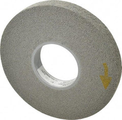 3M - 8" Diam, 1" Face Width, 3" Center Hole, Medium Grade, Silicon Carbide Deburring Wheel - Convolute, Hard Density 8 Grade, 4,500 RPM - USA Tool & Supply