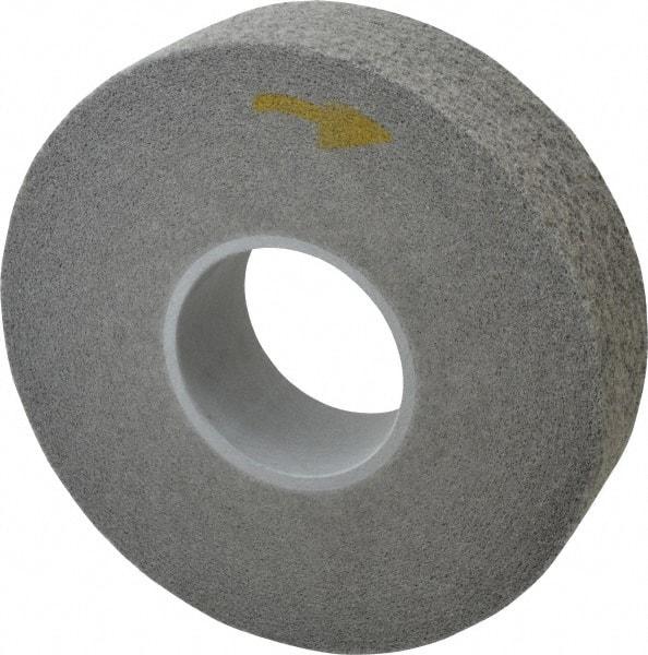 3M - 8" Diam, 2" Face Width, 3" Center Hole, Fine Grade, Silicon Carbide Deburring Wheel - Convolute, Hard Density 9 Grade, 4,500 RPM - USA Tool & Supply