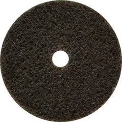 3M - 1-1/2" Diam, 1/8" Face Width, 3/16" Center Hole, Medium Grade, Aluminum Oxide Deburring Wheel - Unitized, Hard Density 6 Grade, 30,100 RPM - USA Tool & Supply