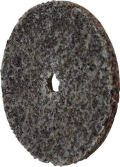 3M - 1-1/2" Diam, 1/8" Face Width, 3/16" Center Hole, Coarse Grade, Aluminum Oxide Deburring Wheel - Unitized, Hard Density 8 Grade, 30,100 RPM - USA Tool & Supply