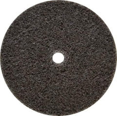 3M - 2" Diam, 1/8" Face Width, 3/16" Center Hole, Medium Grade, Aluminum Oxide Deburring Wheel - Unitized, Hard Density 6 Grade, 22,100 RPM - USA Tool & Supply