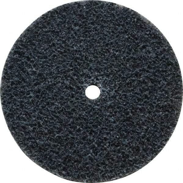 3M - 2" Diam, 1/4" Face Width, 3/16" Center Hole, Fine Grade, Silicon Carbide Deburring Wheel - Unitized, Soft Density 2 Grade, 16,100 RPM - USA Tool & Supply