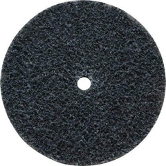 3M - 2" Diam, 1/4" Face Width, 3/16" Center Hole, Fine Grade, Silicon Carbide Deburring Wheel - Unitized, Soft Density 2 Grade, 16,100 RPM - USA Tool & Supply