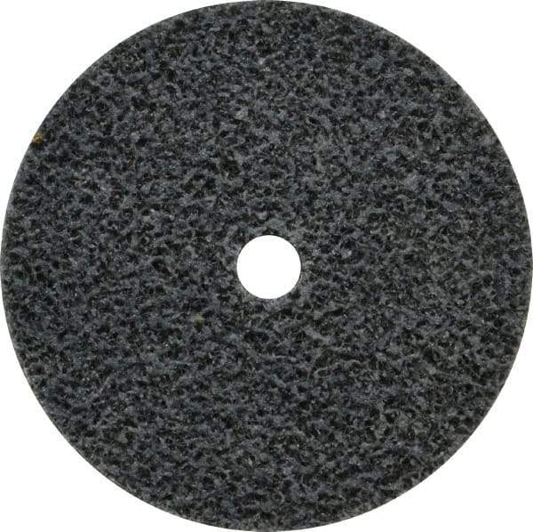 3M - 2" Diam, 1/4" Face Width, 1/4" Center Hole, Medium Grade, Aluminum Oxide Deburring Wheel - Unitized, Soft Density 2 Grade, 16,100 RPM - USA Tool & Supply