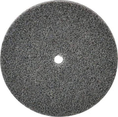 3M - 3" Diam, 1/4" Face Width, 1/4" Center Hole, Medium Grade, Aluminum Oxide Deburring Wheel - Unitized, Soft Density 2 Grade, 12,100 RPM - USA Tool & Supply