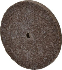 3M - 3" Diam, 1/4" Face Width, 1/4" Center Hole, Medium Grade, Aluminum Oxide Deburring Wheel - Unitized, Hard Density 8 Grade, 18,100 RPM - USA Tool & Supply