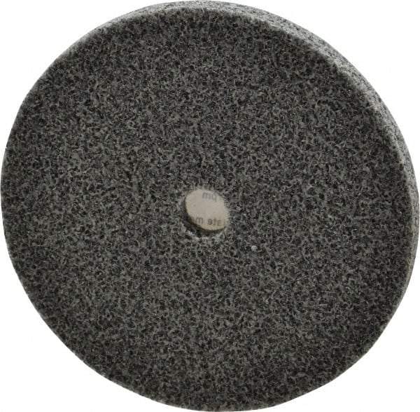 3M - 3" Diam, 1/4" Face Width, 3/8" Center Hole, Medium Grade, Aluminum Oxide Deburring Wheel - Unitized, Soft Density 2 Grade, 12,100 RPM - USA Tool & Supply